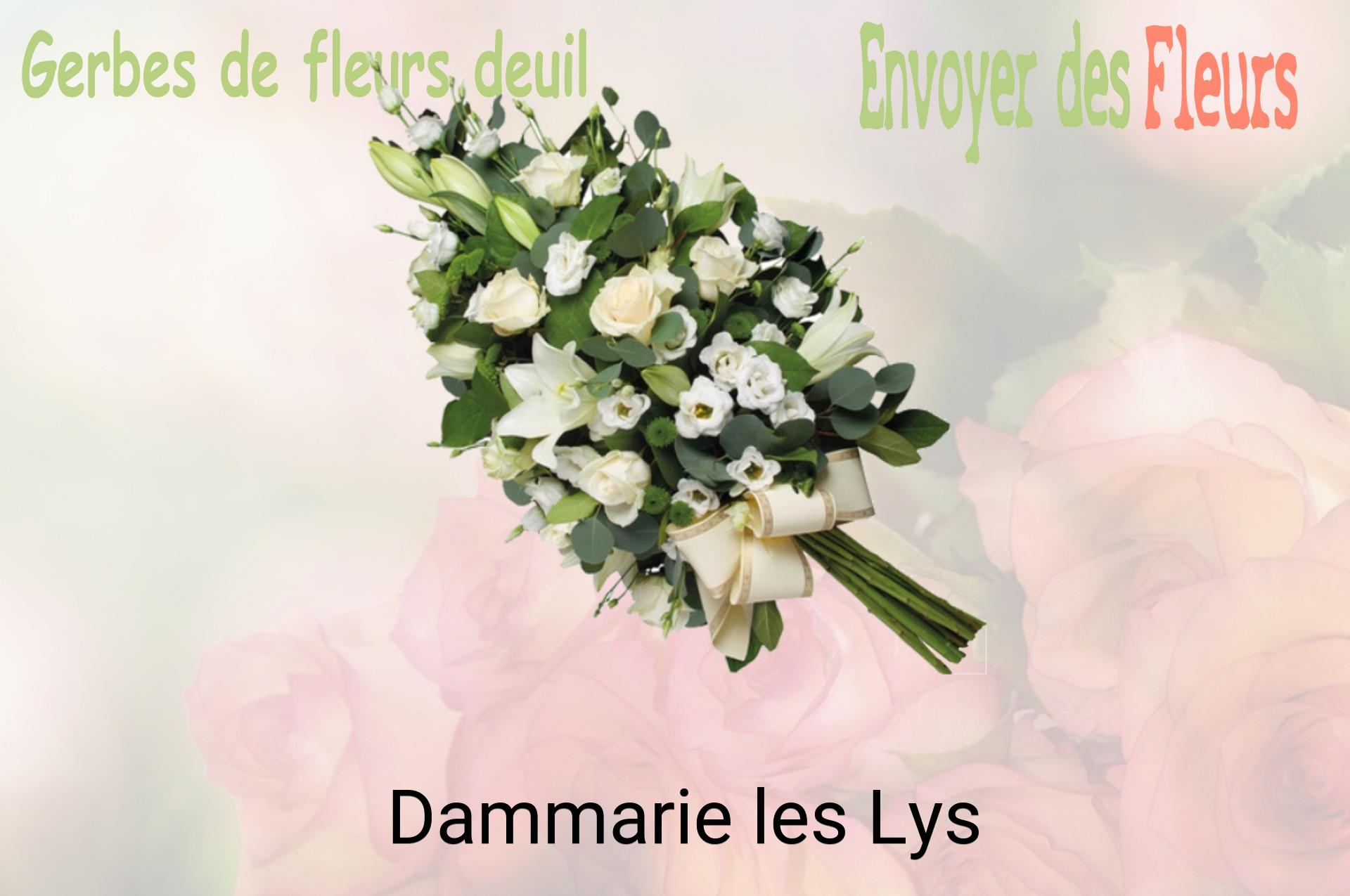 Gerbe de fleurs de deuil livrée à Dammarie-les-Lys